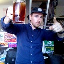 Brewmaster pouring drink 758